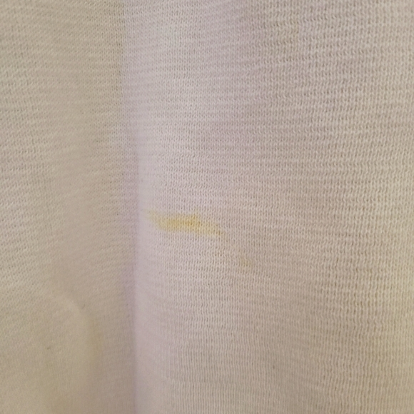 White Asymmetrical Ruffle Sweater - Picture 6 of 9